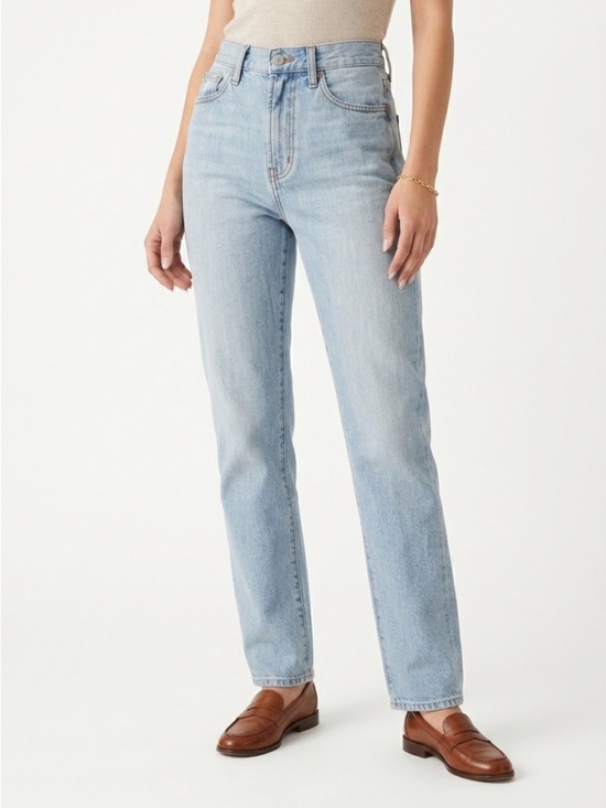 Madewell Denim - Madewell The Perfect Summer Jean High Rise Distressed Cotton Light Wash Denim 26